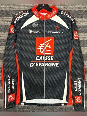 2007 Nalini Caisse d'Épargne UCI World Tour Pro Cycling Team LS Jersey Size 5/XL